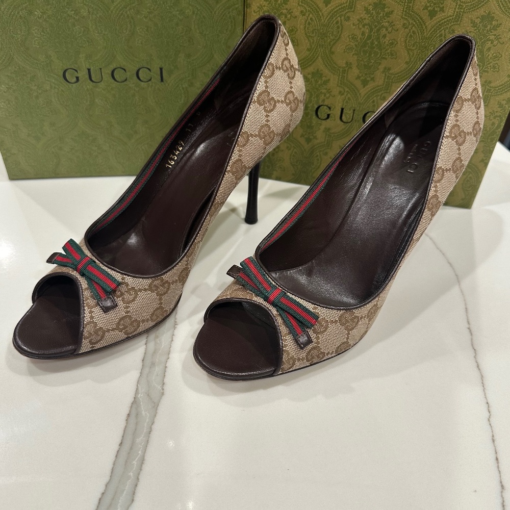Gucci Heel in Monogram